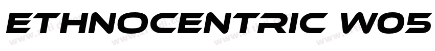 Ethnocentric W05 Re字体转换